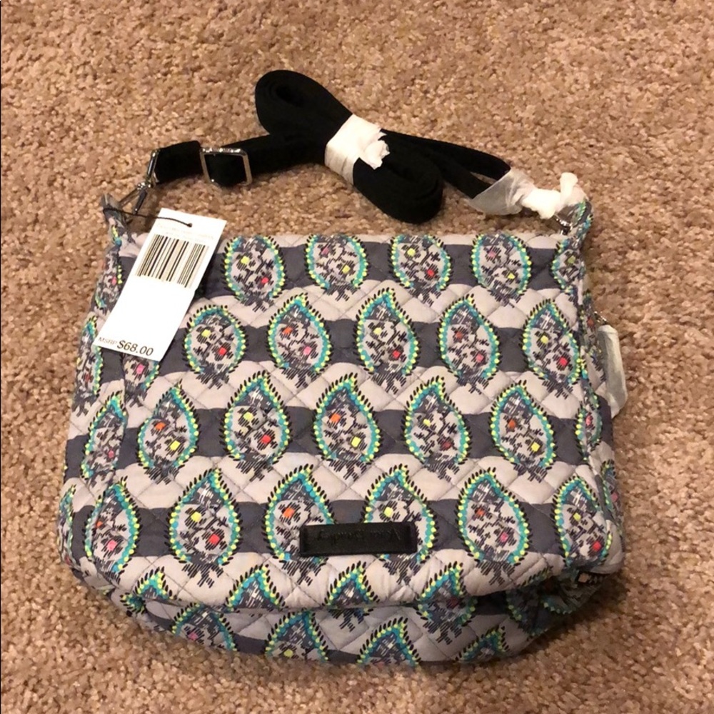 Vera Bradley Carson Mini Hobo Crossbody New